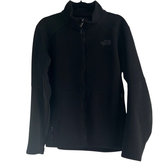 The North Face Black Ribbed Jacket Men’s Size Medium EUC Outerwear Hiking - Picture 3 of 7